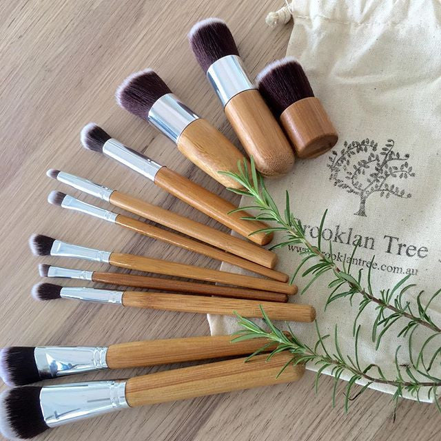 Bamboo Eco Make Up Brush Set - Brooklan Tree